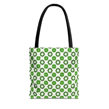 Emerald Star Garden Canvas Tote Bag