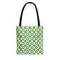 Emerald Star Garden Canvas Tote Bag