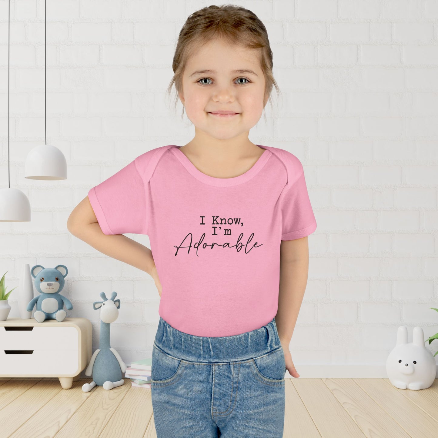 I Know I'm Adorable Infant Onesie