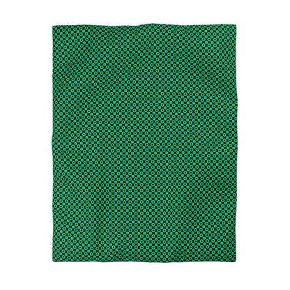 Clover Bloom Burst Microfiber Duvet Cover