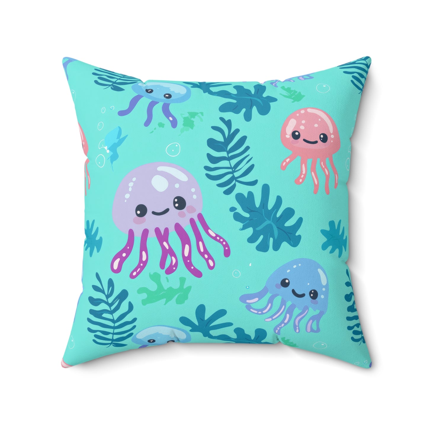 Jellyfish Daydreams Throw Pillow