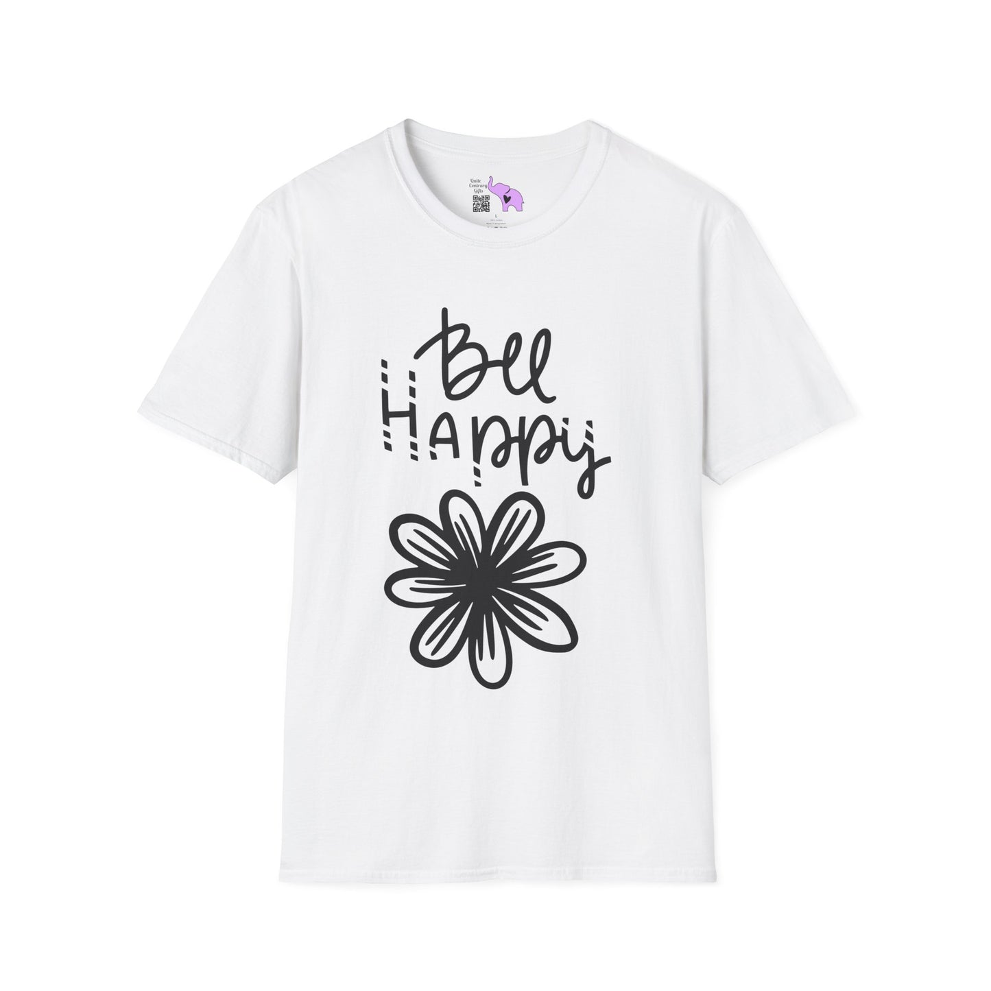 Bee Happy Adult T-shirt
