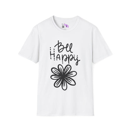 Bee Happy Adult T-shirt