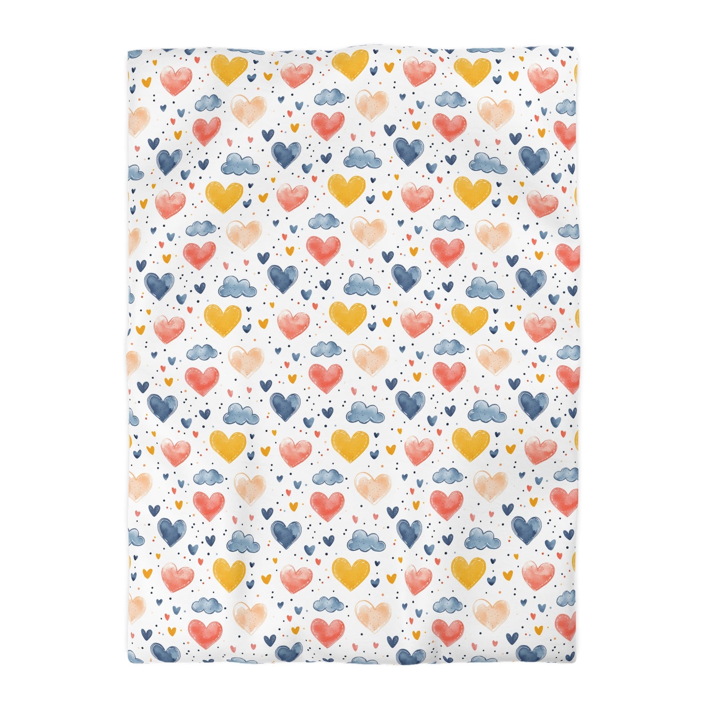 Love in the Air Microfiber Duvet Cover