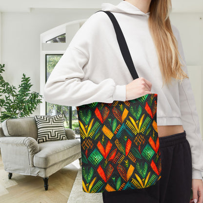 Kujichagulia Waves Canvas Tote Bag