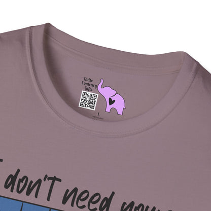 I Don't Need Your Attitude, I Brought My Own (Cow) Adult T-shirt