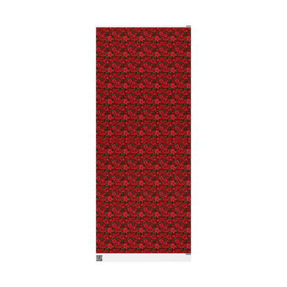 Crimson Noel Wrapping Paper