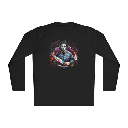 Creepy Halloween Killer Unisex Lightweight Long Sleeve Tee