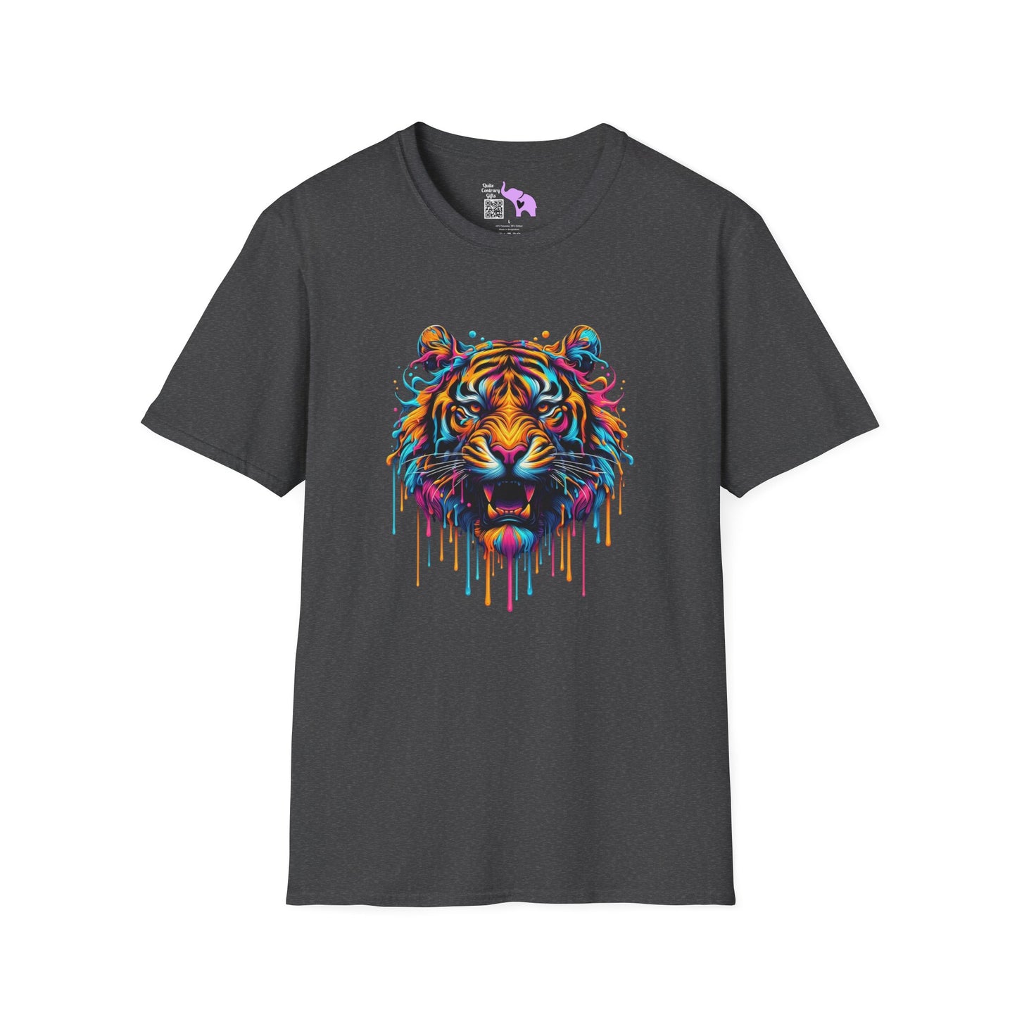 Colorful Tiger Adult T-shirt