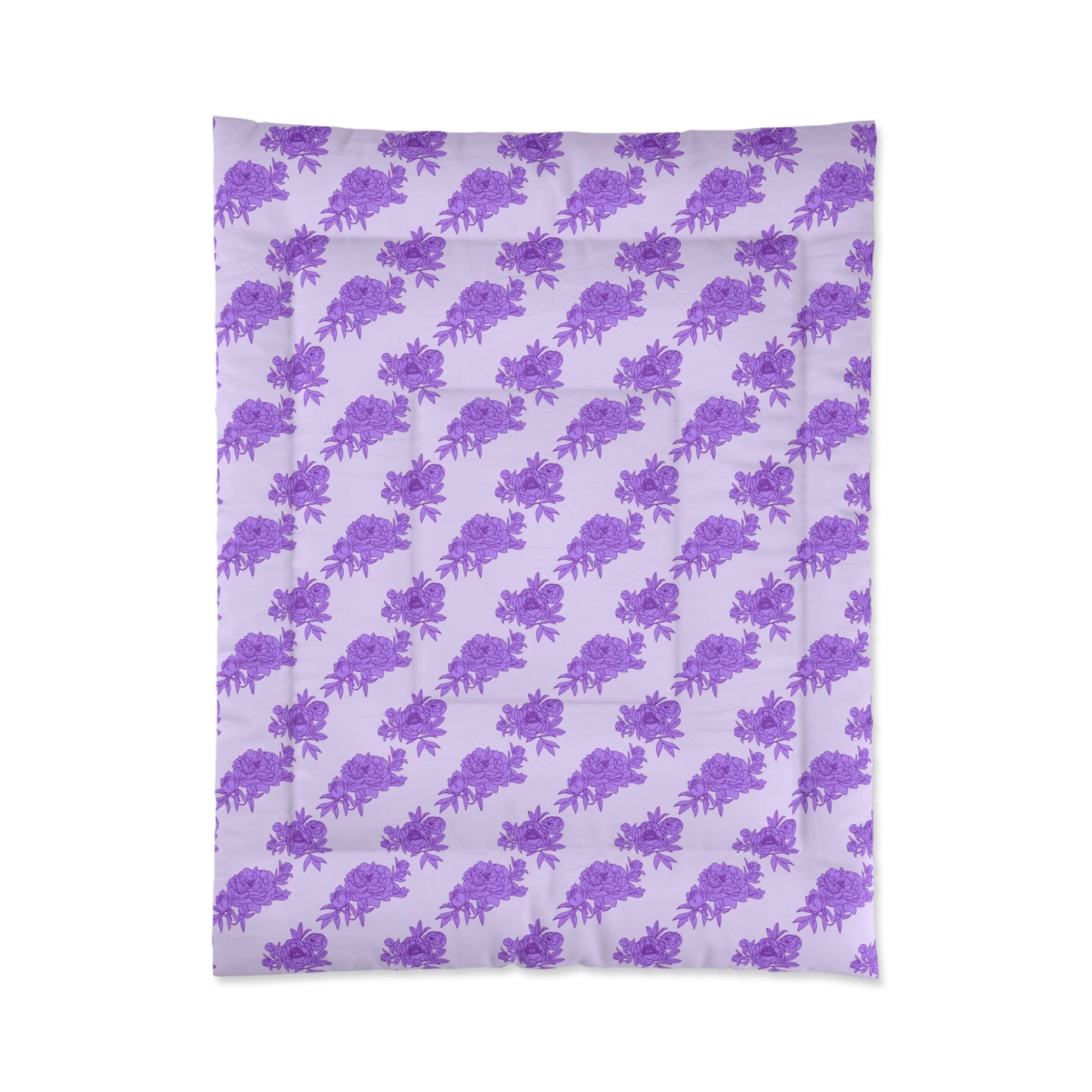 Royal Orchid Peonies Comforter