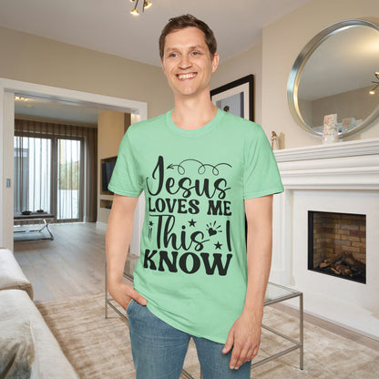 Jesus Loves Me This I Know Adult T-shirt