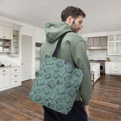 Books Books Books Canvas Tote Bag