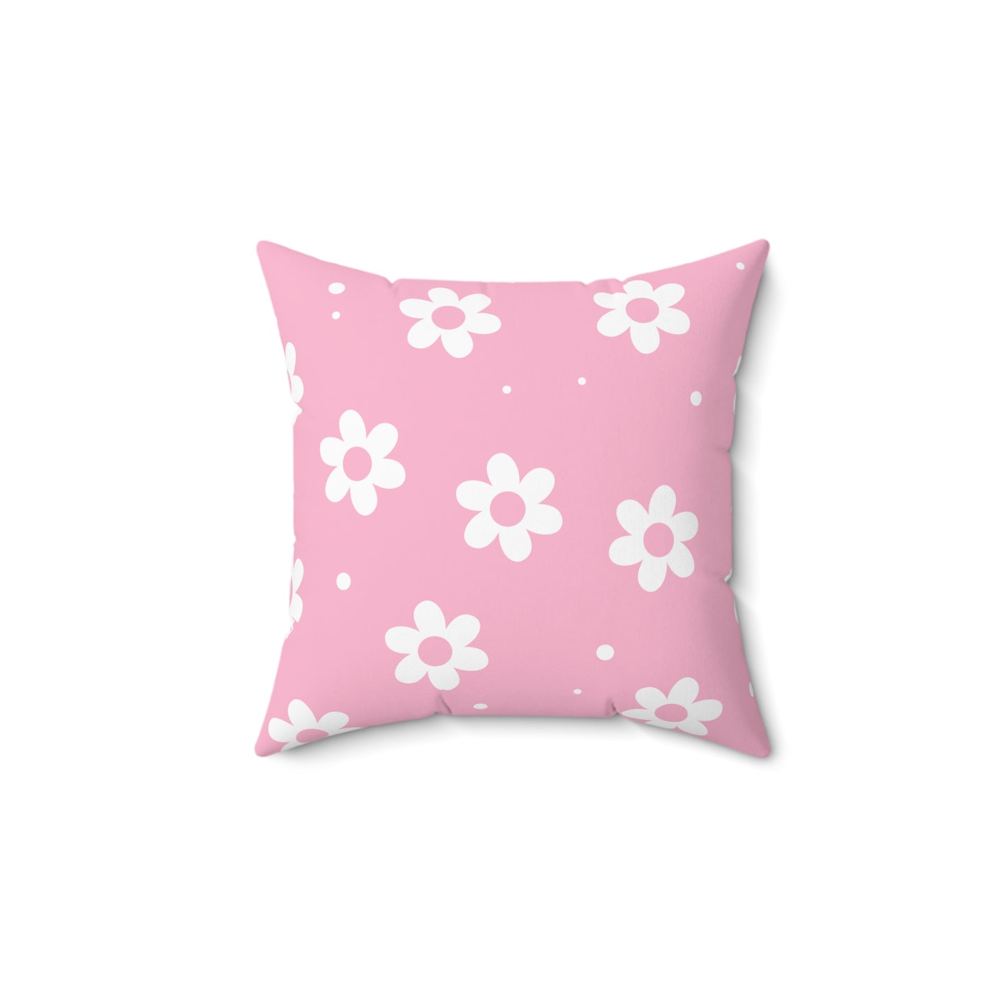 Pretty Petals & Dots Throw Pillow