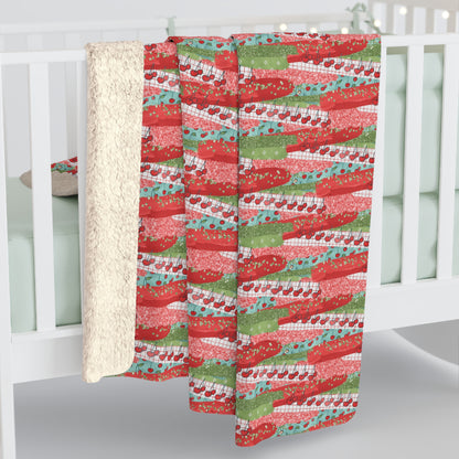 Cherry Lane Fleece Blanket