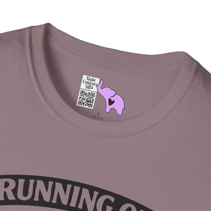 Running On Caffeine & Sarcasm Adult T-shirt