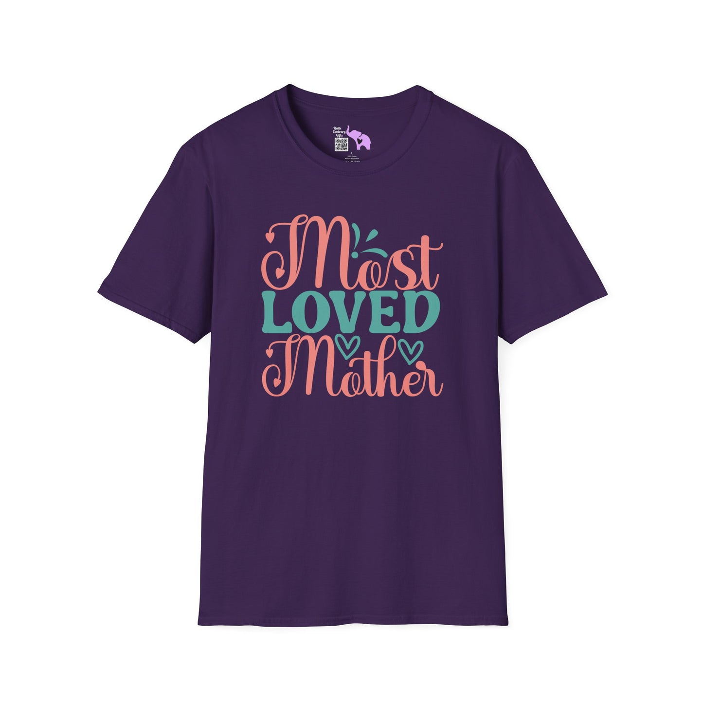 Most Loved Mother Adult T-shirt