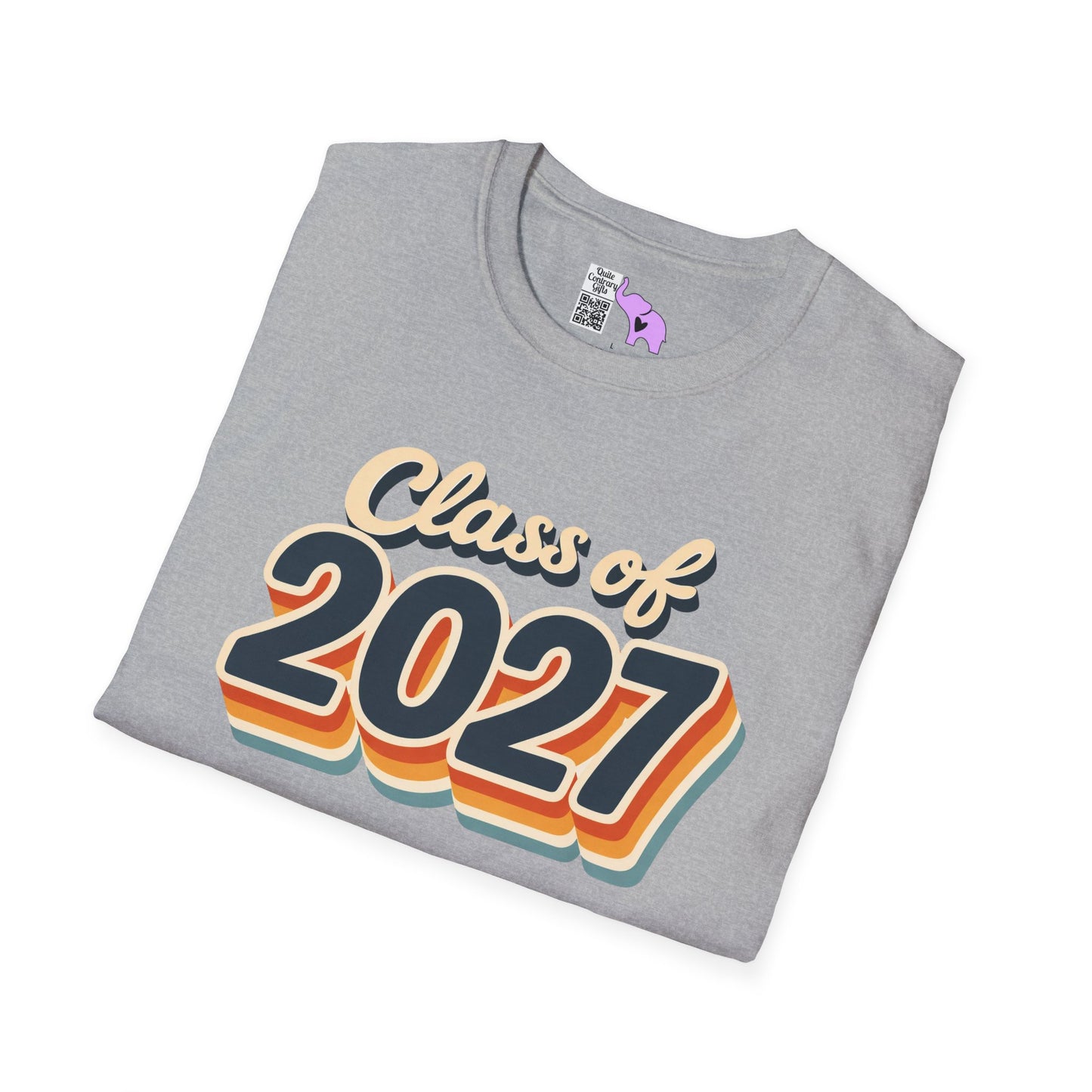 Retro Class of 2027 Adult T-Shirt