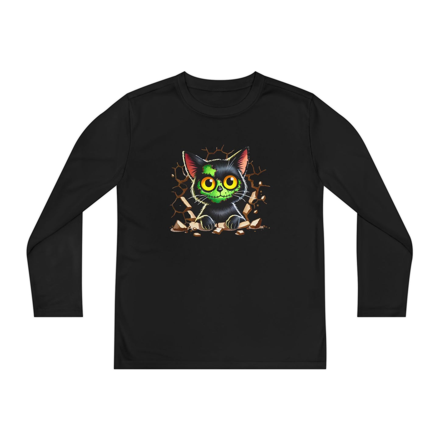 Zombie Kitty Youth Long Sleeve Tee