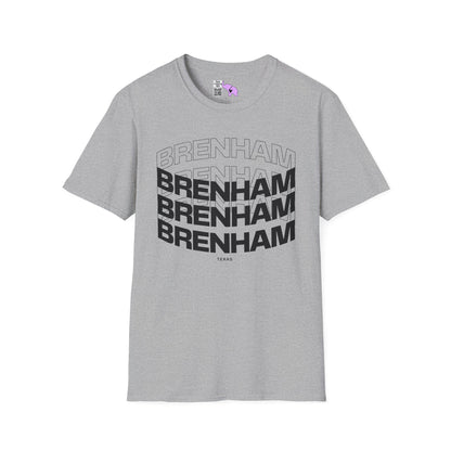 Brenham (Triple Arched) Texas Adult T-shirt