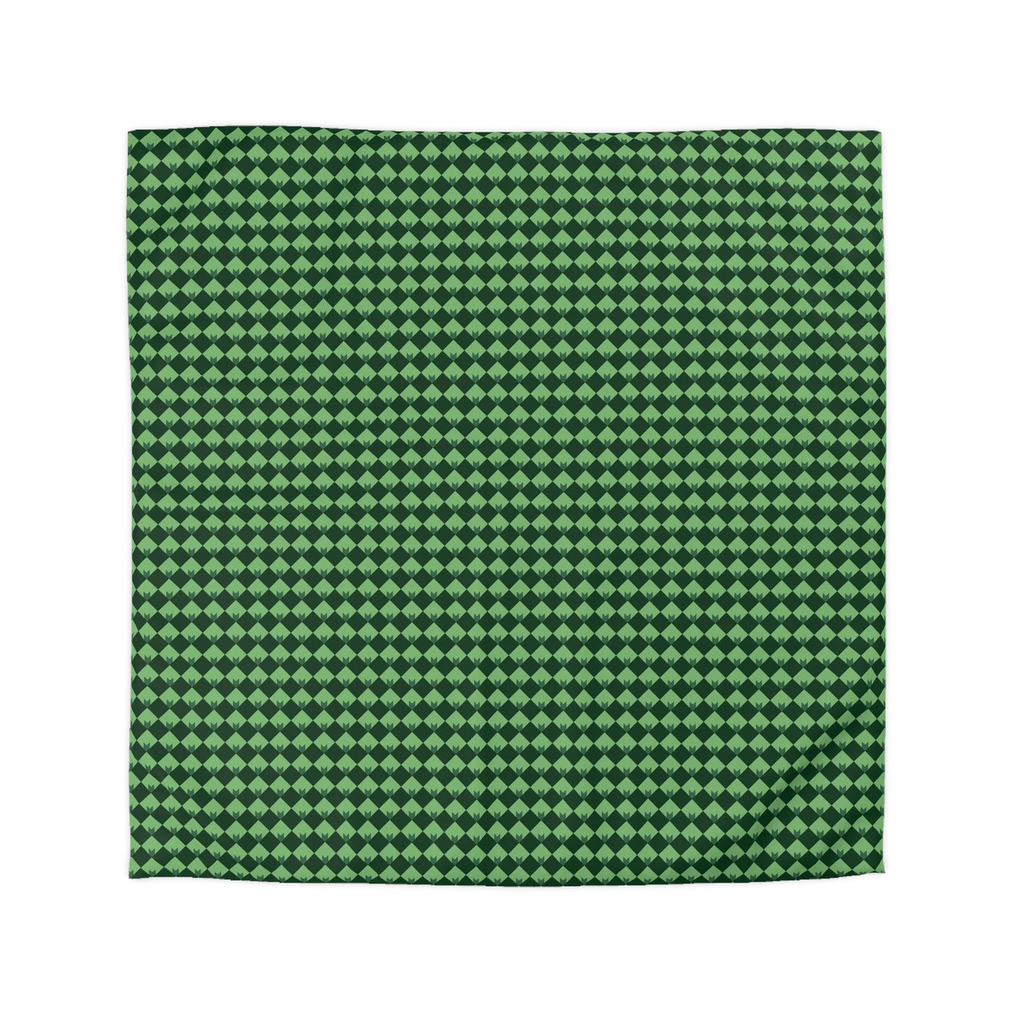 Diamond Bloom- Spruce & Sage Microfiber Duvet Cover