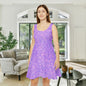 Lavender Crystal Women's Skater Dress