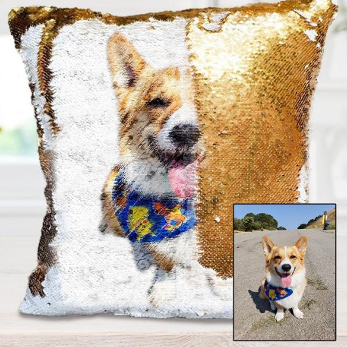 Personalized Photo Sequin Pillowcase