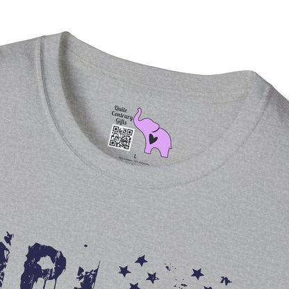 American Proud (Vertical Flag) Adult T-shirt