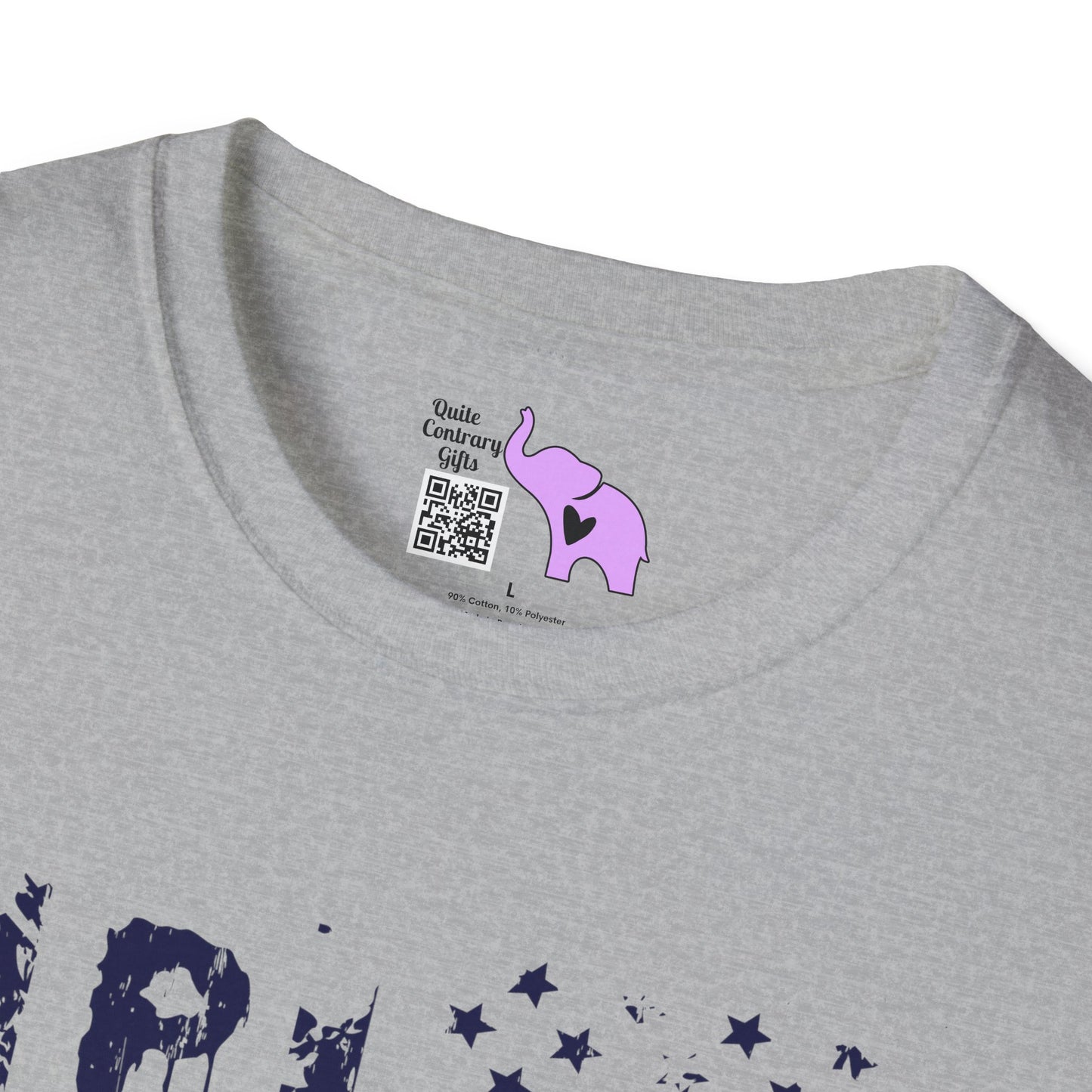 Proud (Vertical American Flag) Adult T-shirt