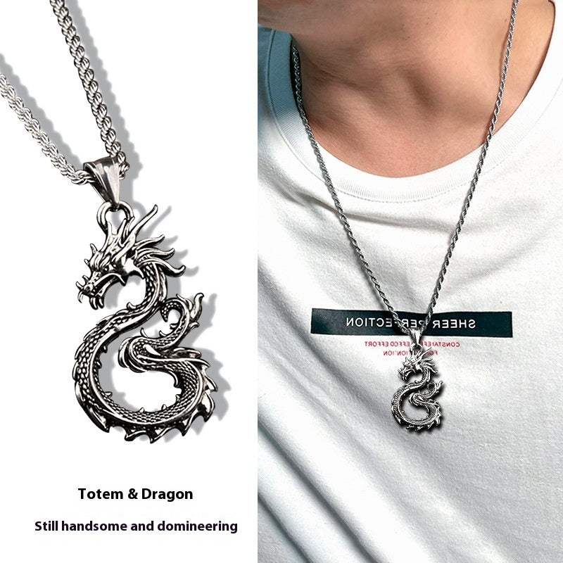 Dragon Sword Pendant Necklace