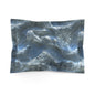Snowdrift Sheer & Lace Microfiber Pillow Sham