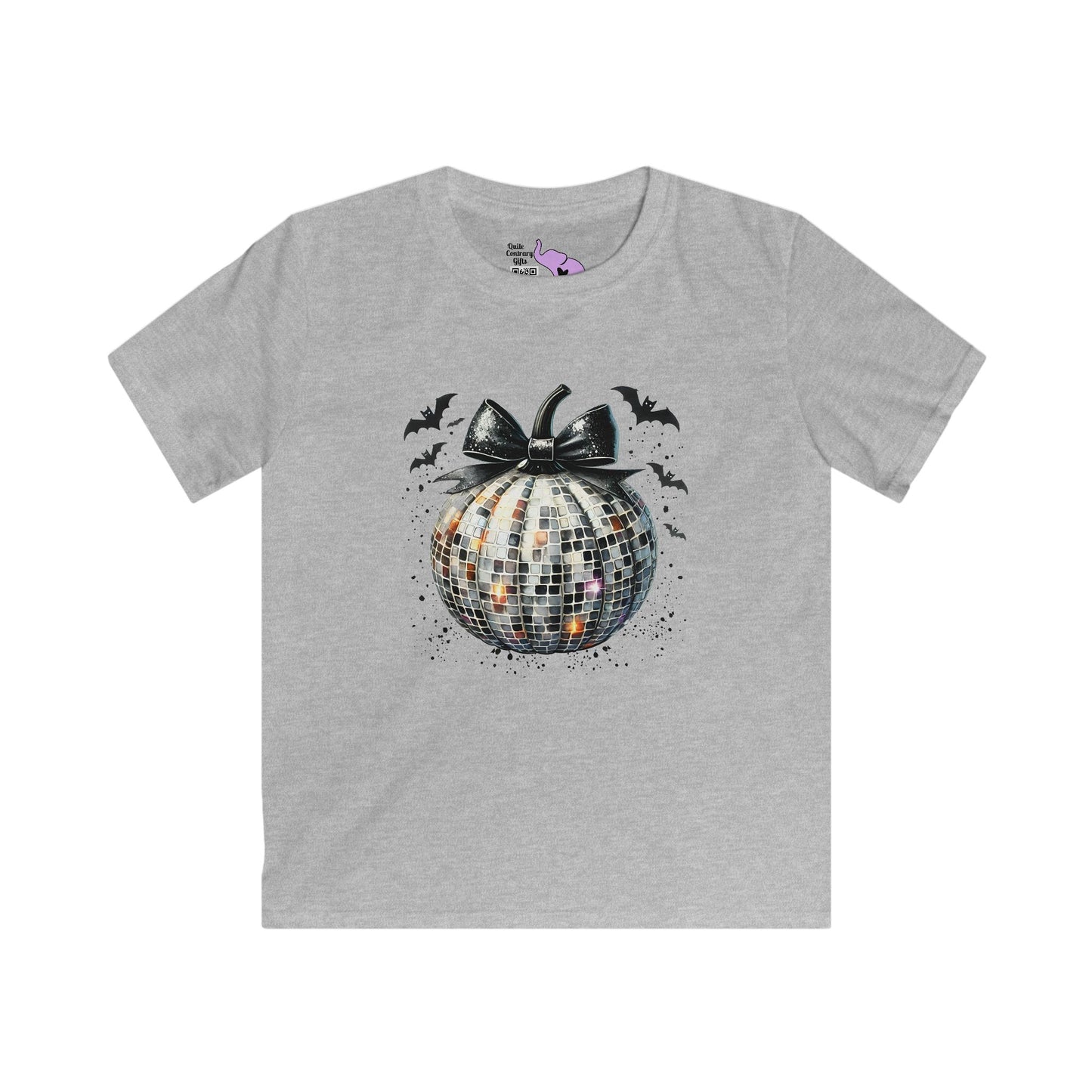 Silver Disco Pumpkin Youth Softstyle Tee