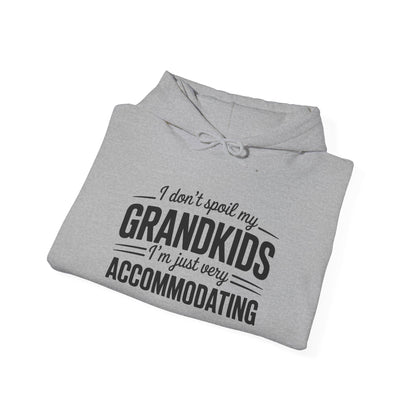 I Don't Spoil My Grandkids I'm Just Very Accommodating Heavy Blend™ Hooded Sweatshirt