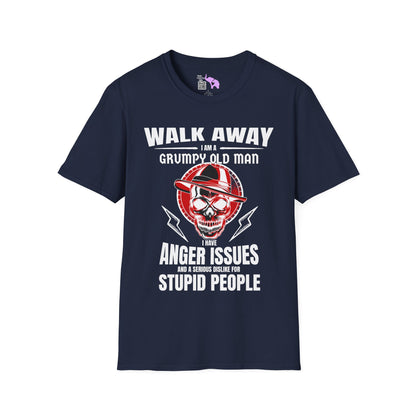 Walk Away I Am A Grumpy Old Man... Adult T-shirt