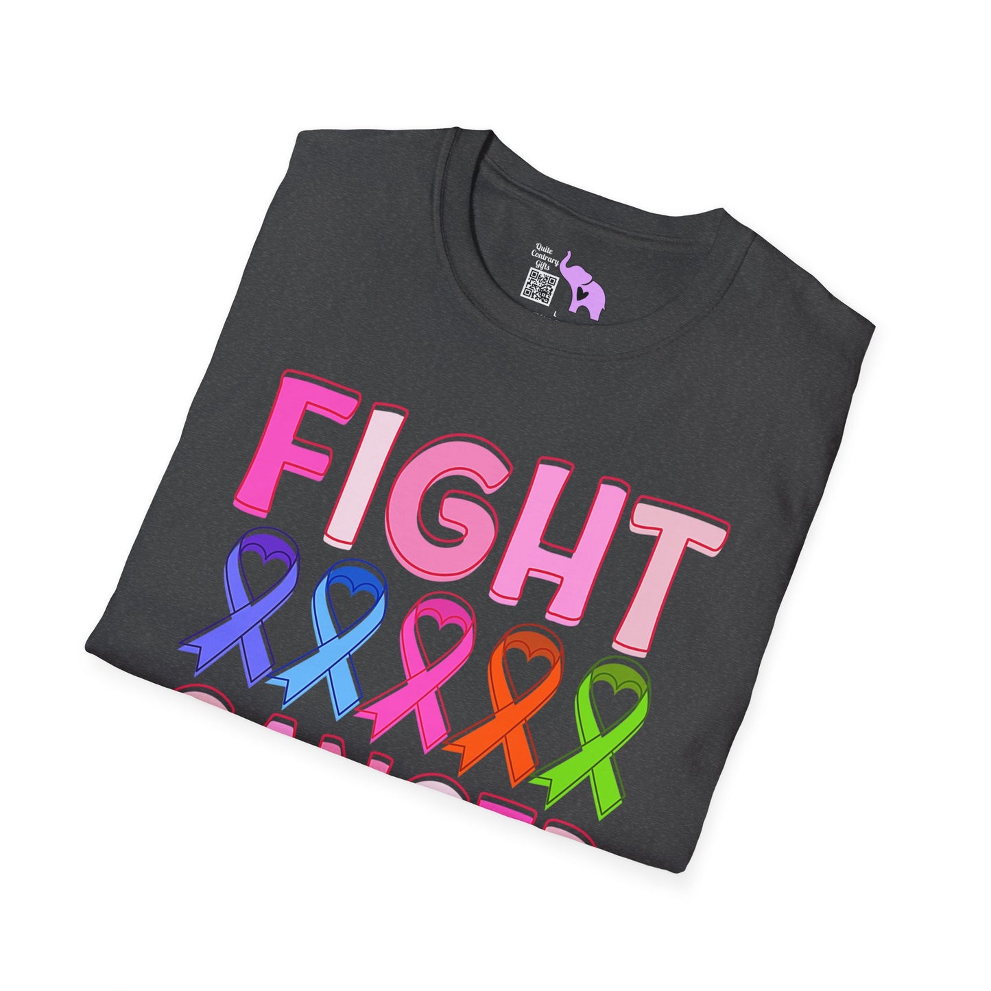 Fight Cancer in All Colors 6 Adult T-shirt