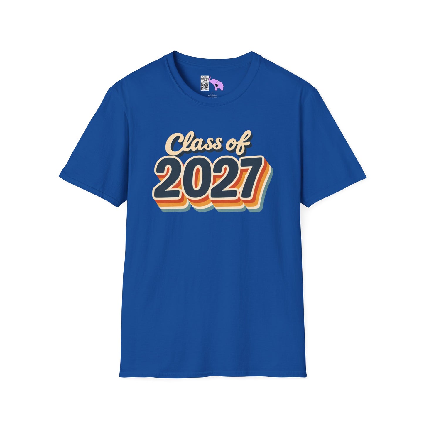Retro Class of 2027 Adult T-Shirt