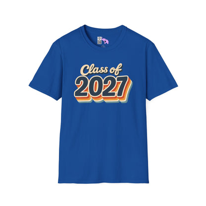 Retro Class of 2027 Adult T-Shirt