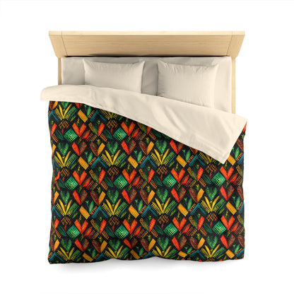 Kujichagulia Waves Microfiber Duvet Cover