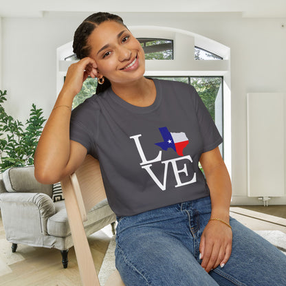 Love (Texas) Adult T-shirt