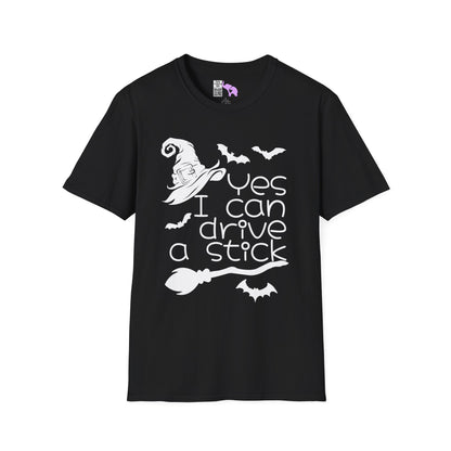 Yes I Can Drive A Stick Adult T-shirt