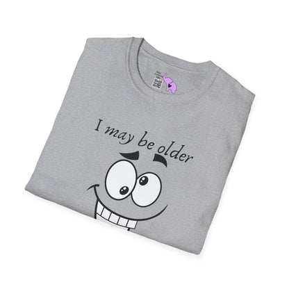 I May Be Old But I Refuse To Grow Up Adult T-shirt