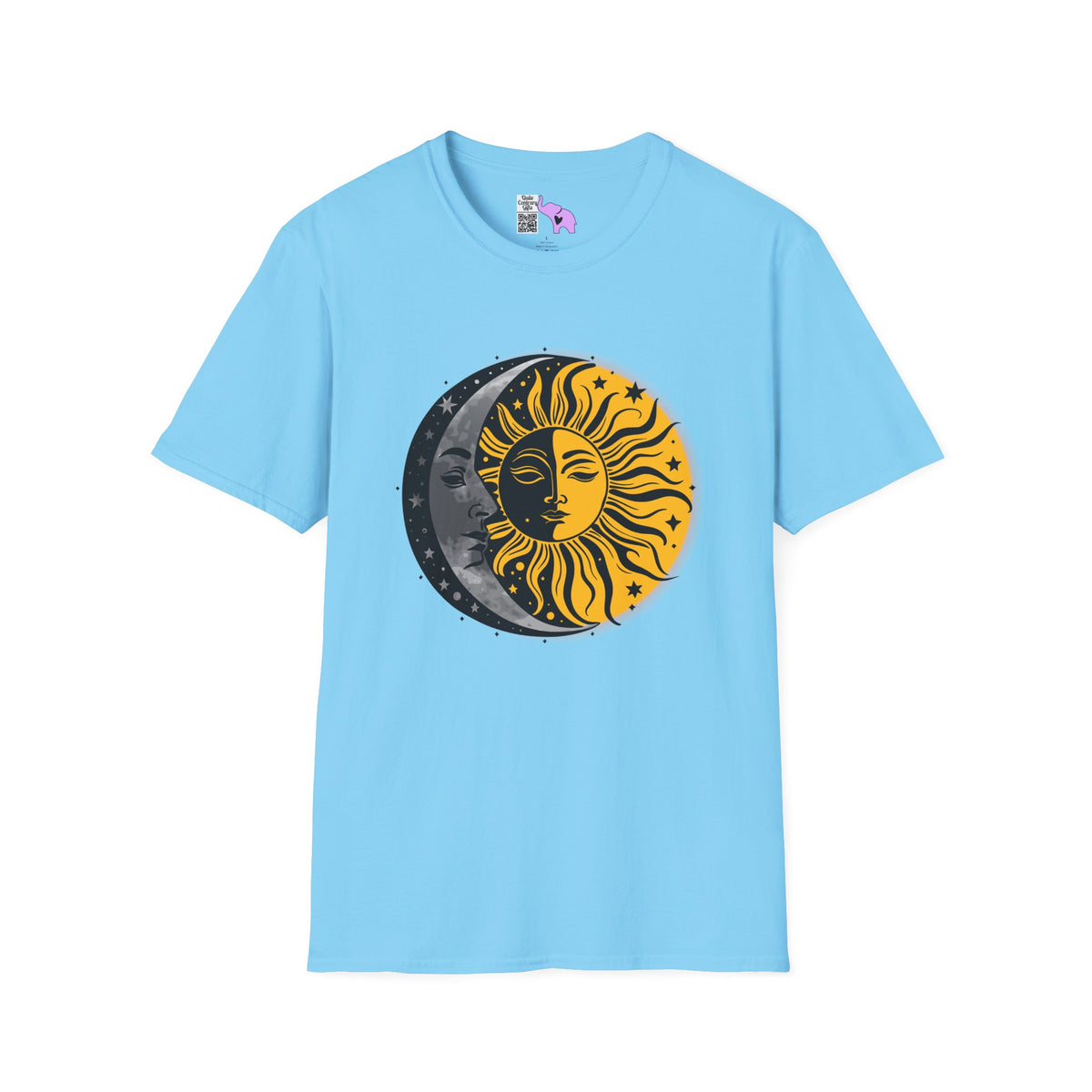 Sun Moon Stars Adult T-shirt