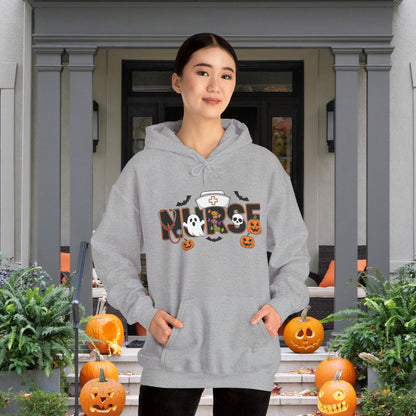 Fun Halloween Nurse Heavy Blend™ Hooded Sweatshirt