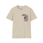 American Flag Pocket Gun Adult T-shirt