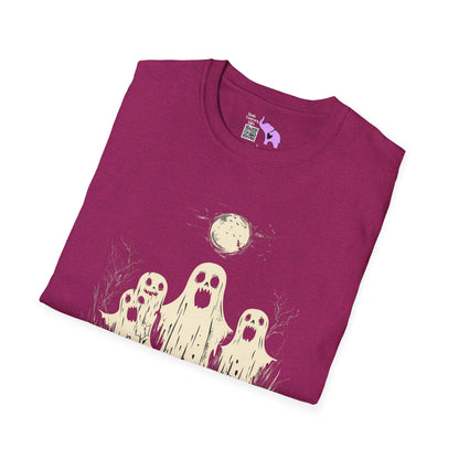 Creepy Ghost Trio Adult T-shirt