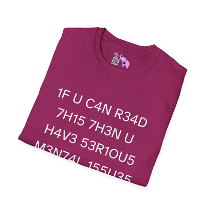1F U C4N R34D 7H15 Adult T-shirt