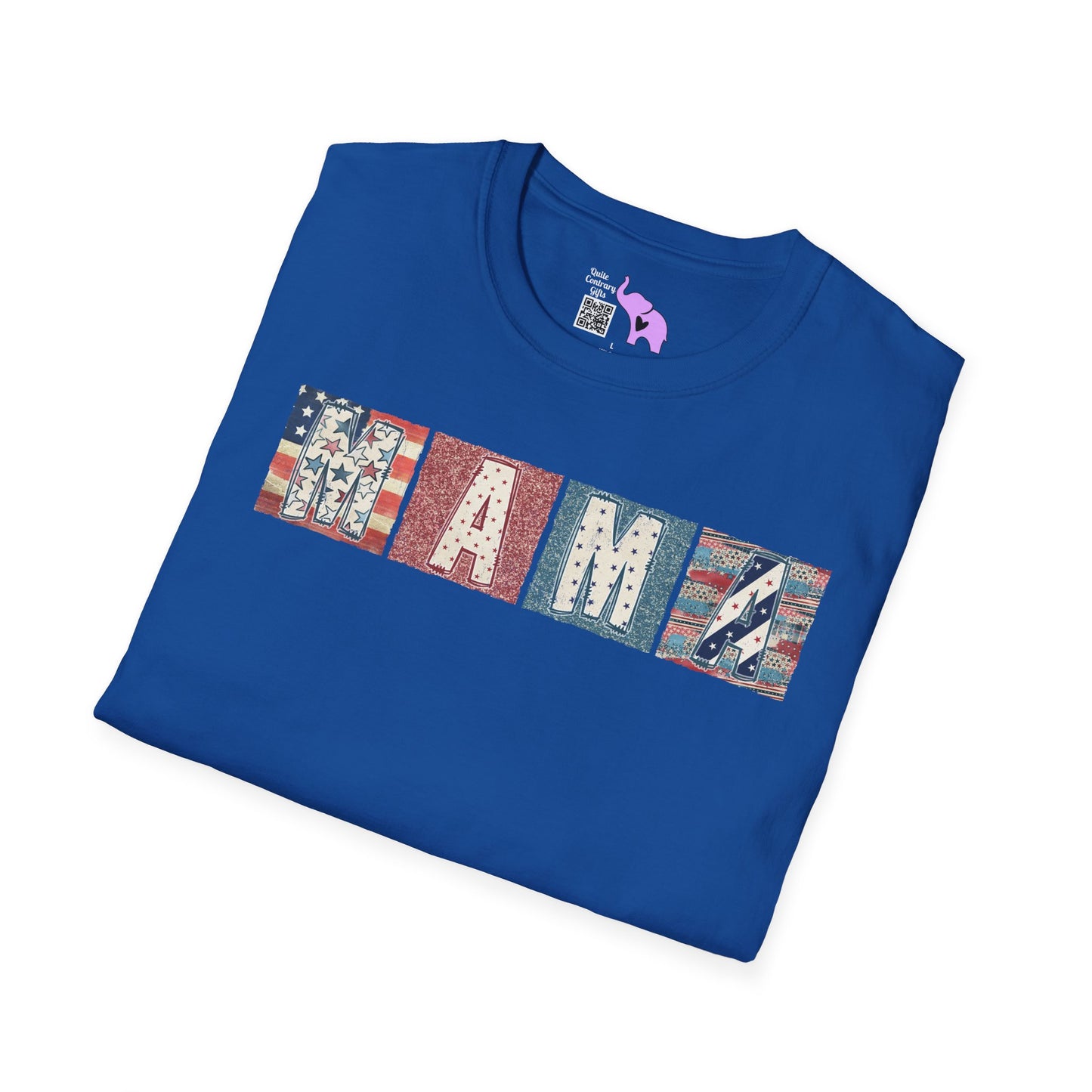 Mama (America Colors) Adult T-shirt