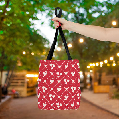 Sweetheart Trellis Canvas Tote Bag
