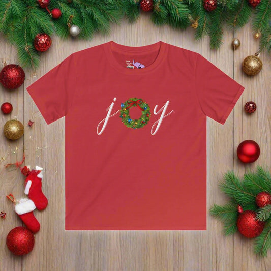 Joy w/Wreath Youth Softstyle Tee