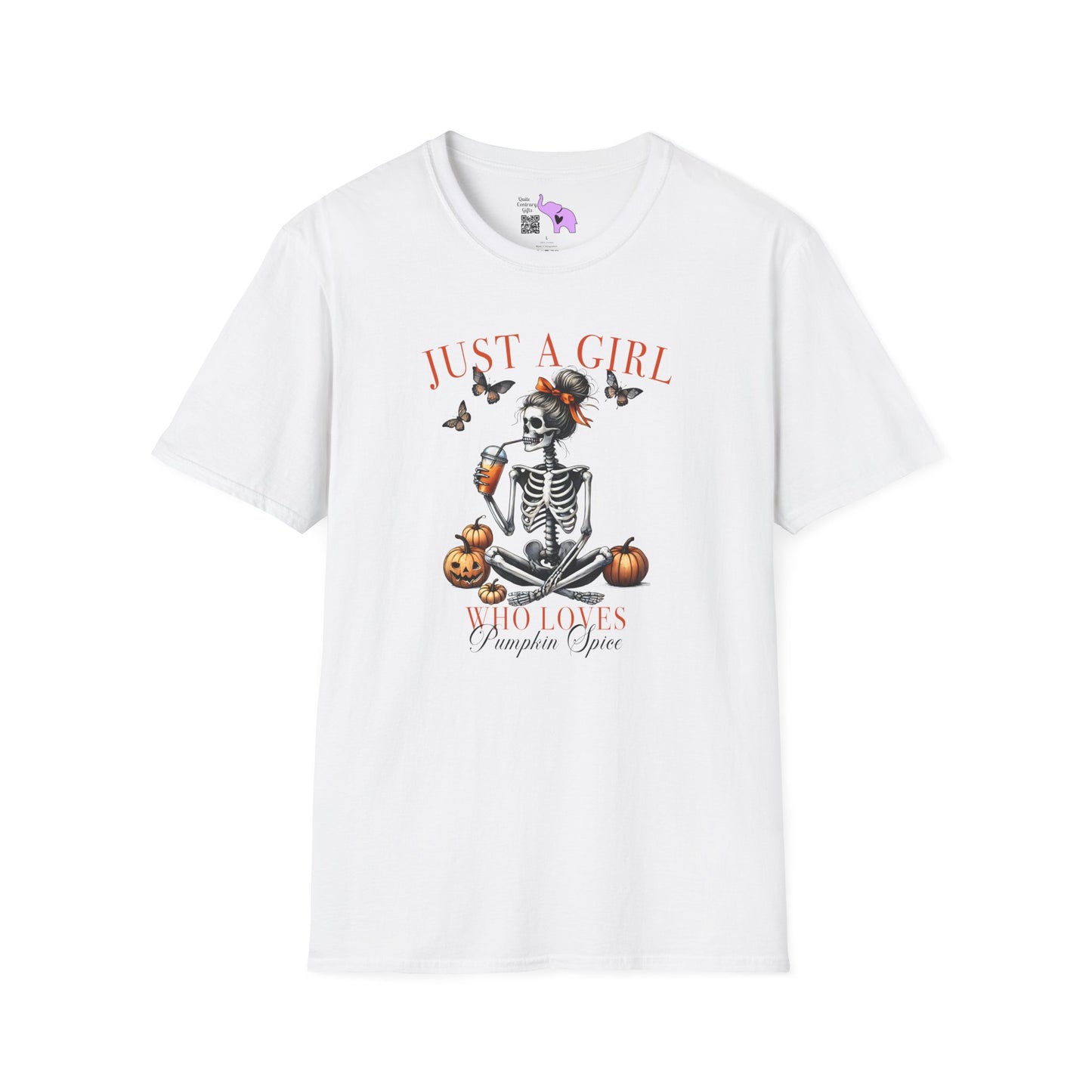 Just A Girl Who Loves Pumpkin Spice Adult T-shirt