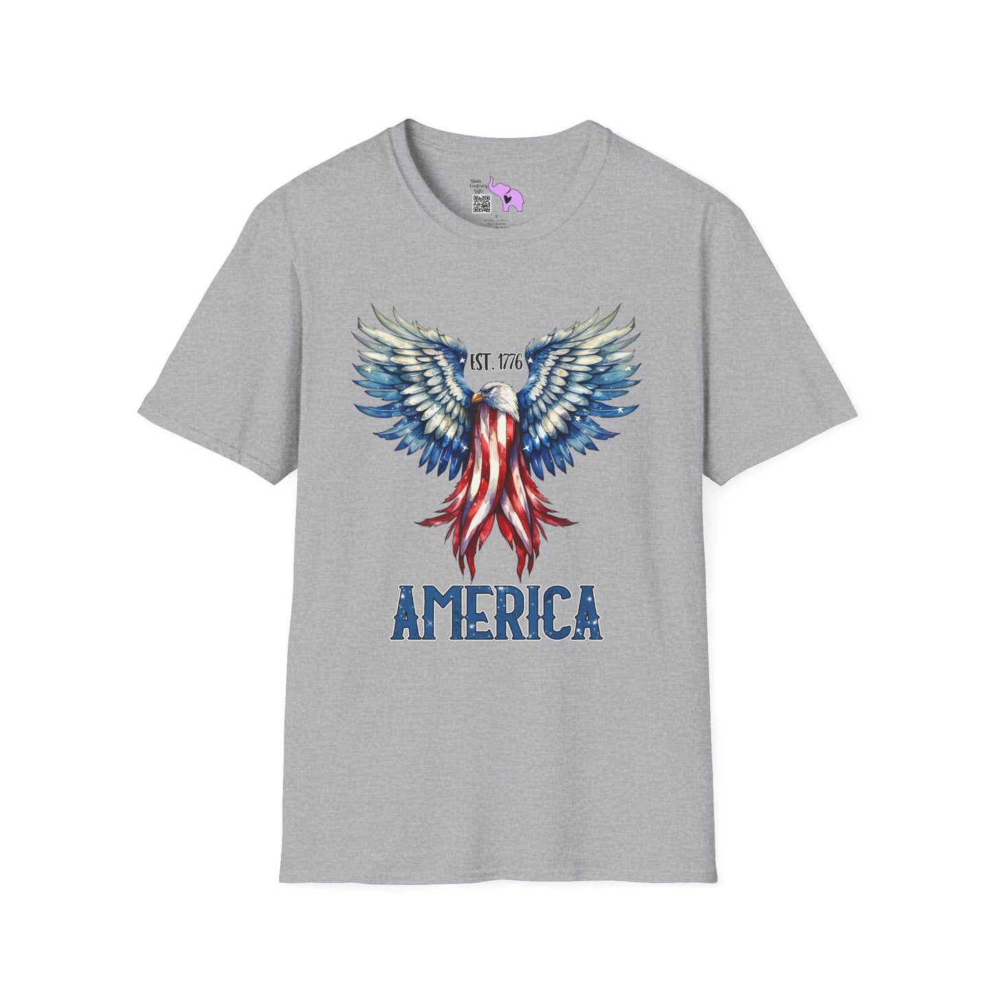 1776 America Eagle Adult T-shirt